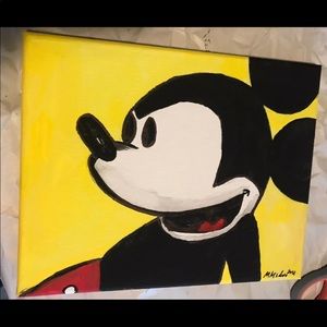 Mickey mouse painting 8"X10"